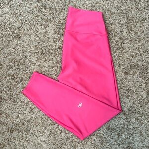 Alo Yoga 7/8 High-Waist Airlift Legging Neon Pink Size L